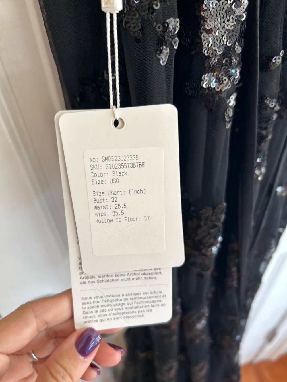NWT Stacee’s Black Floral Whimsygoth Gown Sz 0 Sheer Lace Overlay Prom Dress - Picture 11 of 13